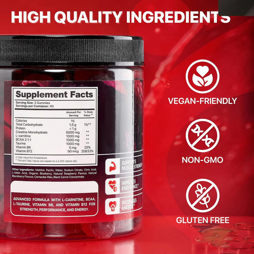 Creatine Power Gummies - Muscle Recovery & Performance Boost