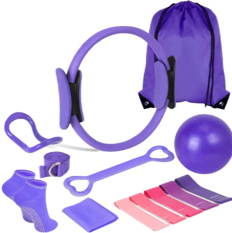 13-Piece Yoga & Pilates Home Studio Set