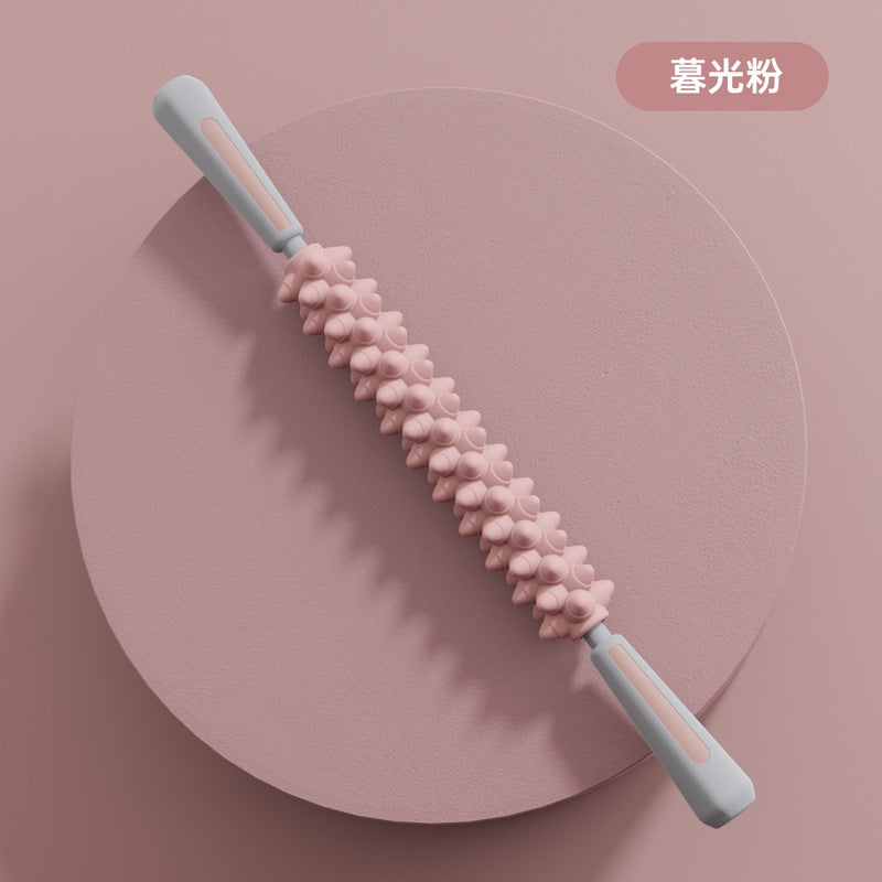 Foam shaft mace muscle deep relaxation roller massager leg back fascia stretch yoga column