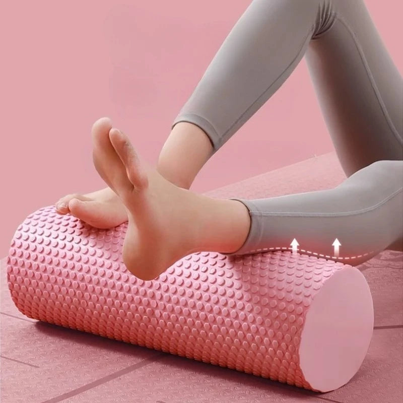 EVA Yoga Muscle Massage Sizes 30cm Diameter 10CM Unisex Pilates Equipment Foam Roller High Density for Fitness  and Pilates Yoga