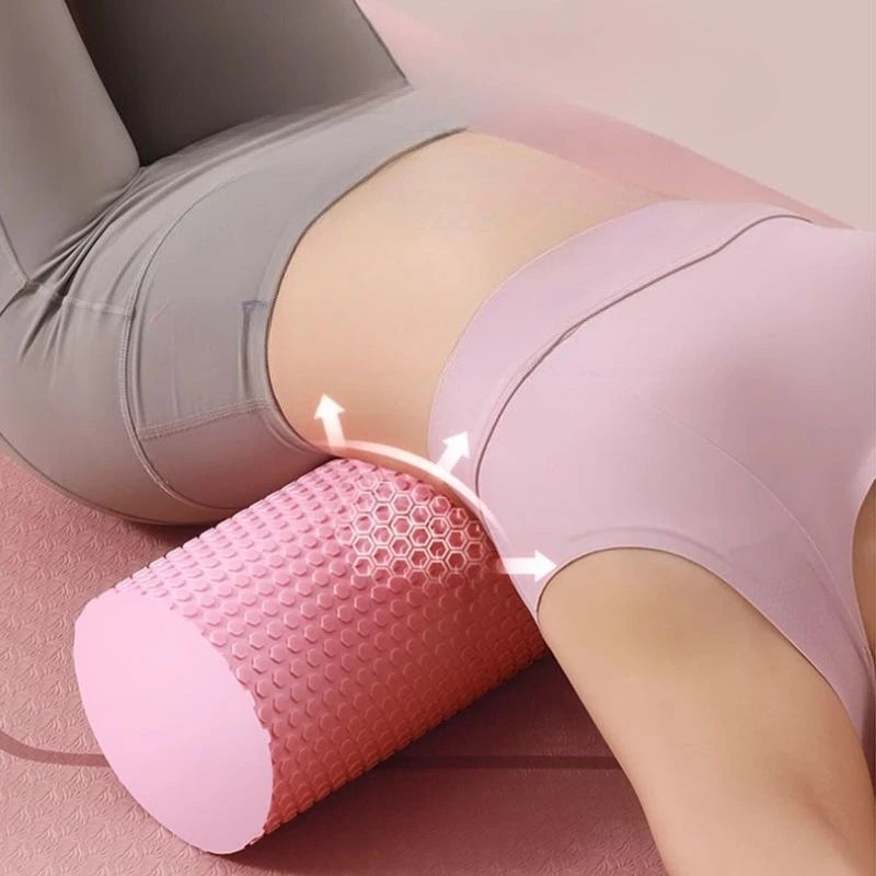 EVA Yoga Muscle Massage Sizes 30cm Diameter 10CM Unisex Pilates Equipment Foam Roller High Density for Fitness  and Pilates Yoga