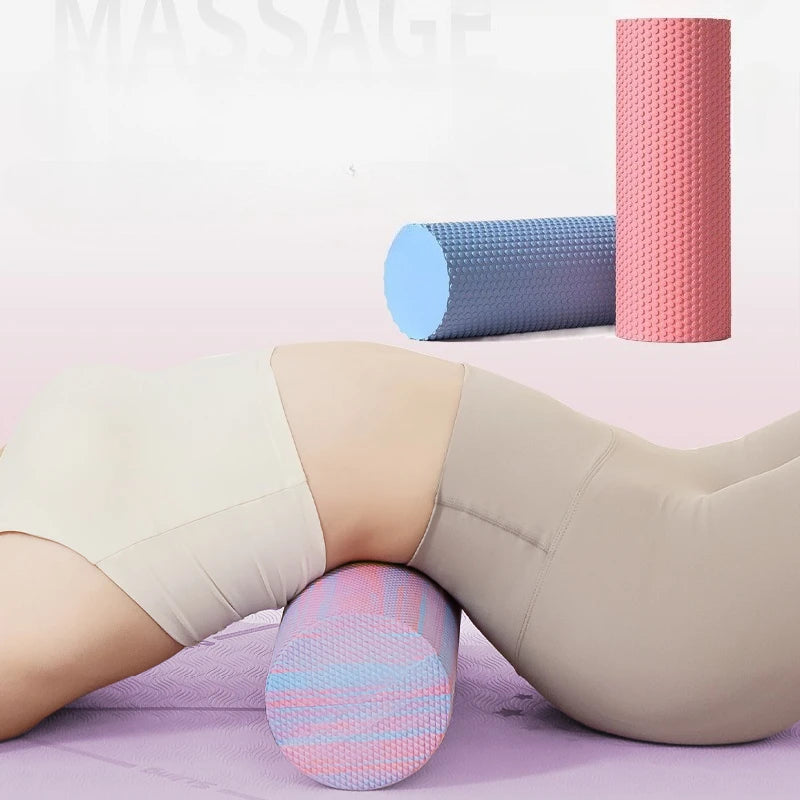 EVA Yoga Muscle Massage Sizes 30cm Diameter 10CM Unisex Pilates Equipment Foam Roller High Density for Fitness  and Pilates Yoga
